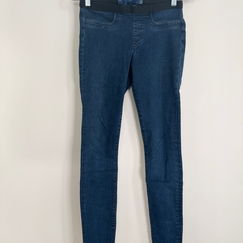 Helmut Lang Blue Jeggings with Stretchy Fit
